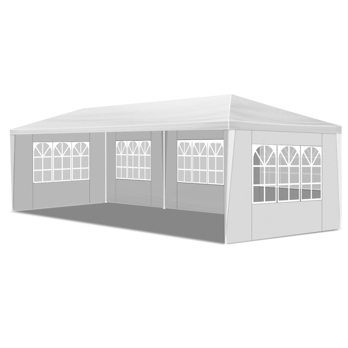 3*9m 5-Sided Iron PE Cloth Spiral Pipe Pergola - Image 10