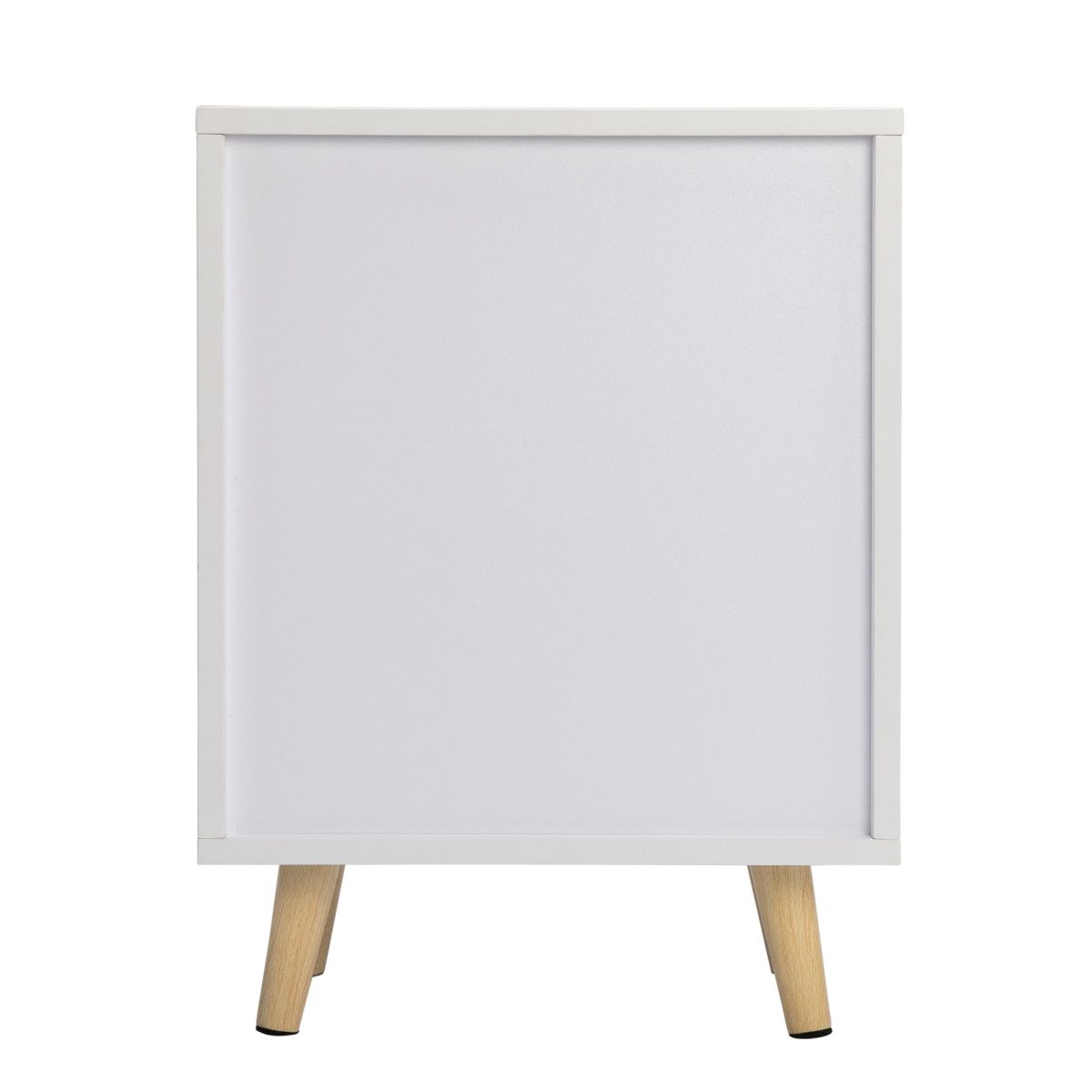 2 of Bedside Cupboard with 1 Drawer and Short Legs;  End Table with Storing Shelf;  Indoors XH - Image 7