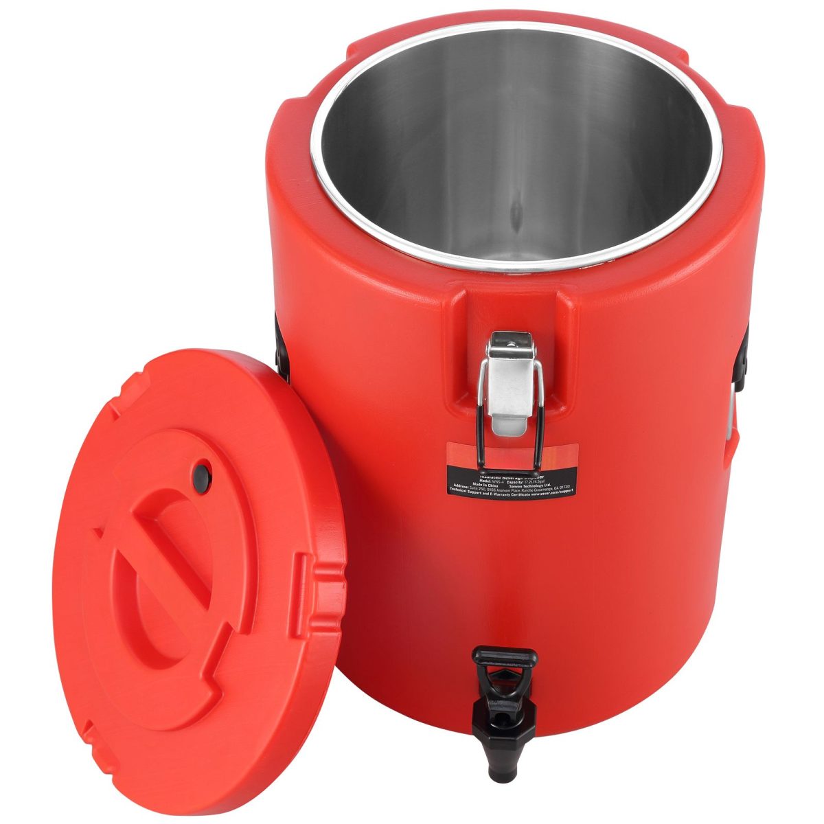 Stainless Steel Insulated Beverage Dispenser, 4.5 Gallon 17.2 Liter, Thermal Hot and Cold Drink Server Dispenser with Spigot Handle, Food-grade for Hot Tea Coffee Water Restaurant Drink Shop - Image 12