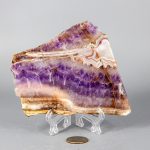 1pc Unique Amethyst Agate Slice - Home & Office Desktop Decoration, Crystal Collection, Perfect Gift for Crystal Lovers, Ideal for Home Decor and Gifting