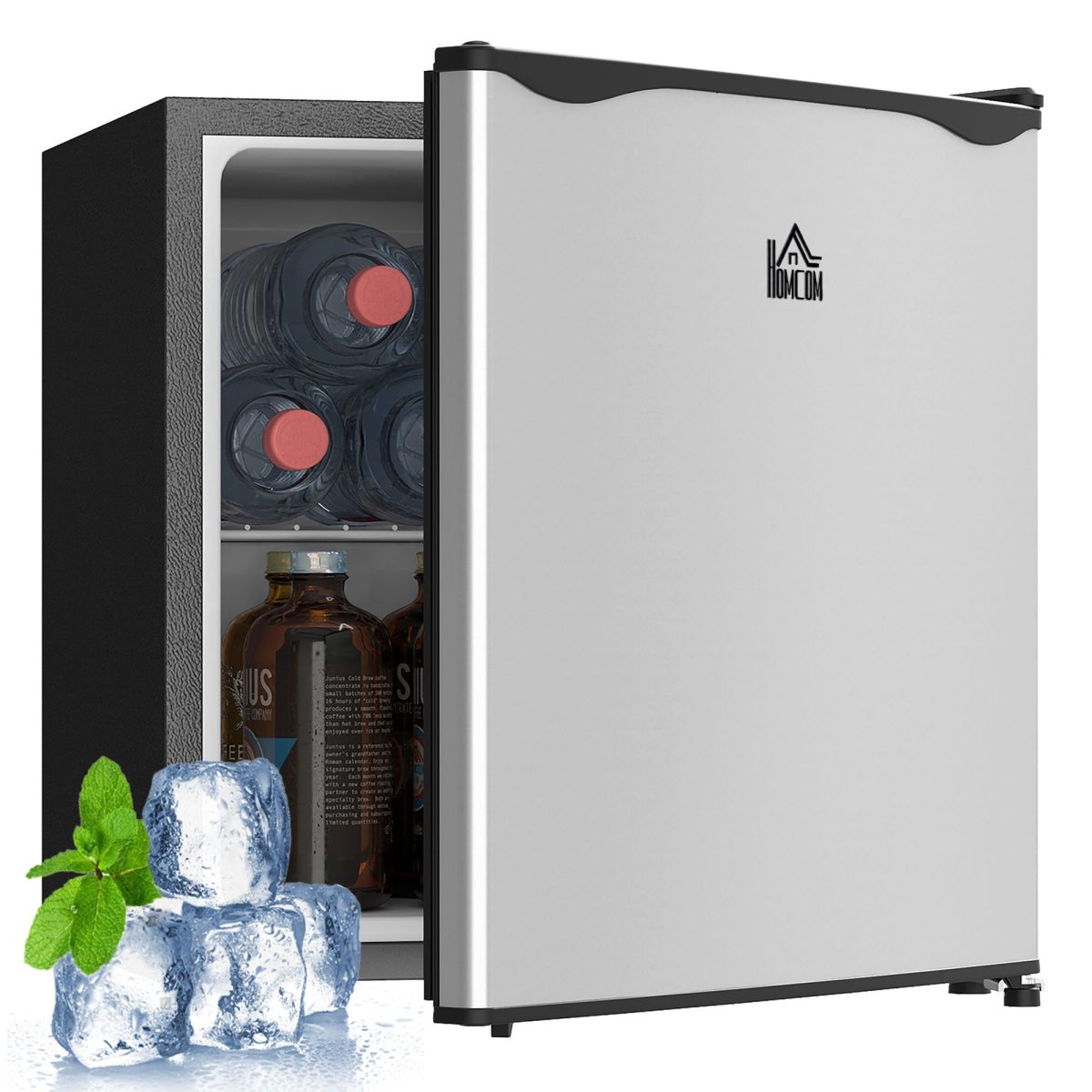 Mini Upright Freezer 1.1 Cu.Ft Compact Silver with Removable Shelves Home Appliances Chill Solution - Image 11