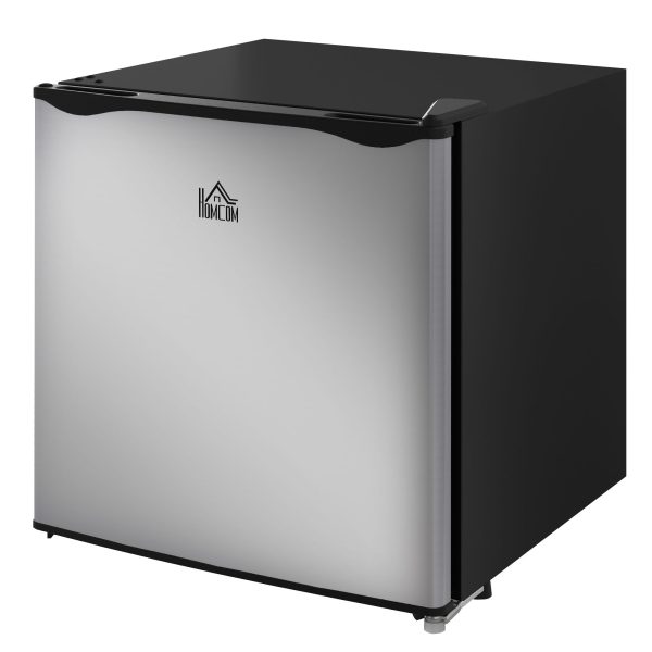 Mini Upright Freezer 1.1 Cu.Ft Compact Silver with Removable Shelves Home Appliances Chill Solution