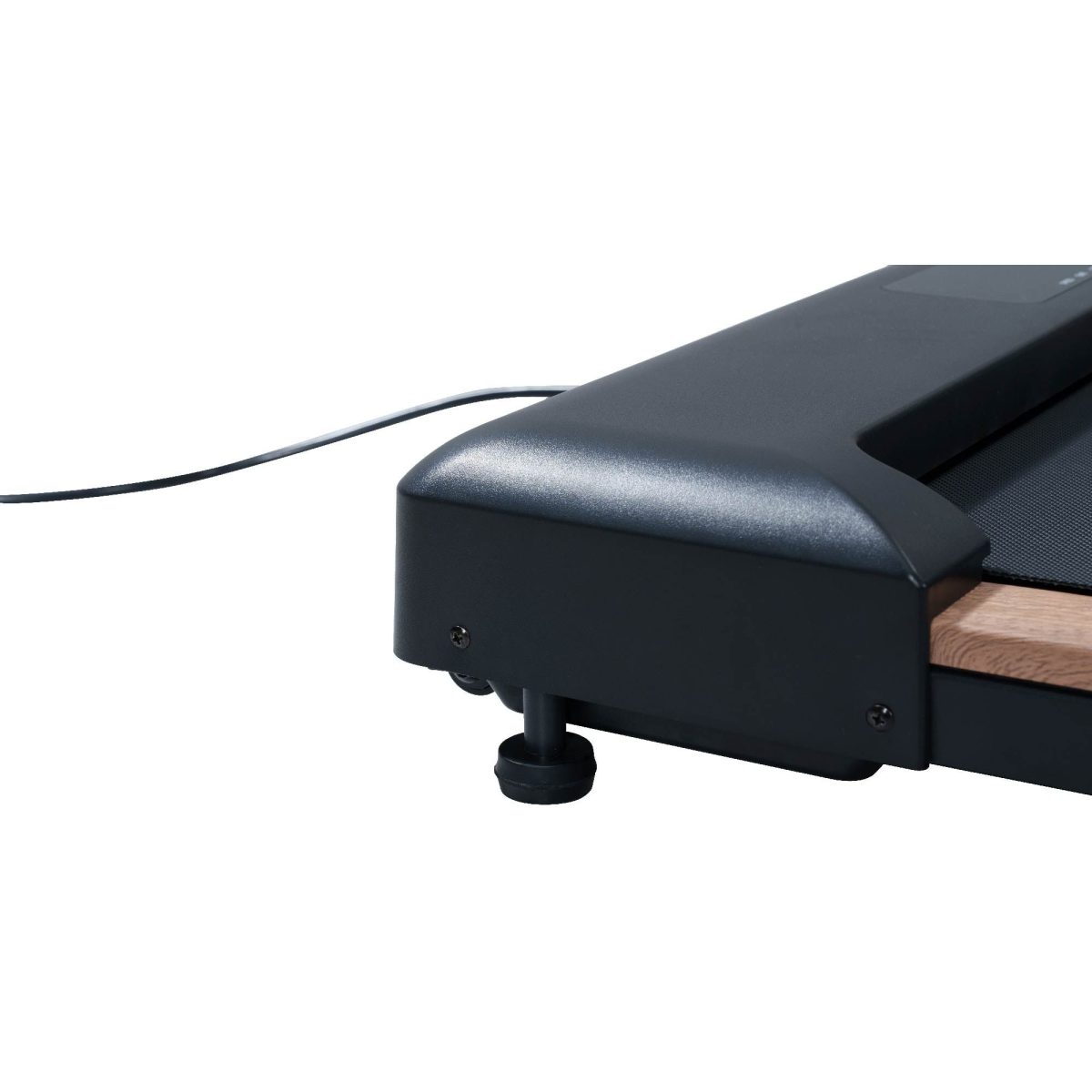 2.25HP Under Desk Treadmill, Portable Wood Walking Pad for Home & Office, Compact Running & Walking Machine with Remote Control, LED Display, Black - Image 12