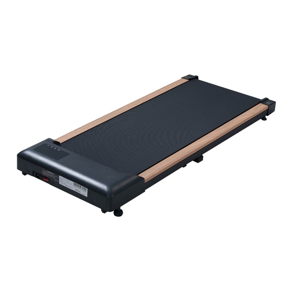 2.25HP Under Desk Treadmill, Portable Wood Walking Pad for Home & Office, Compact Running & Walking Machine with Remote Control, LED Display, Black - Image 16
