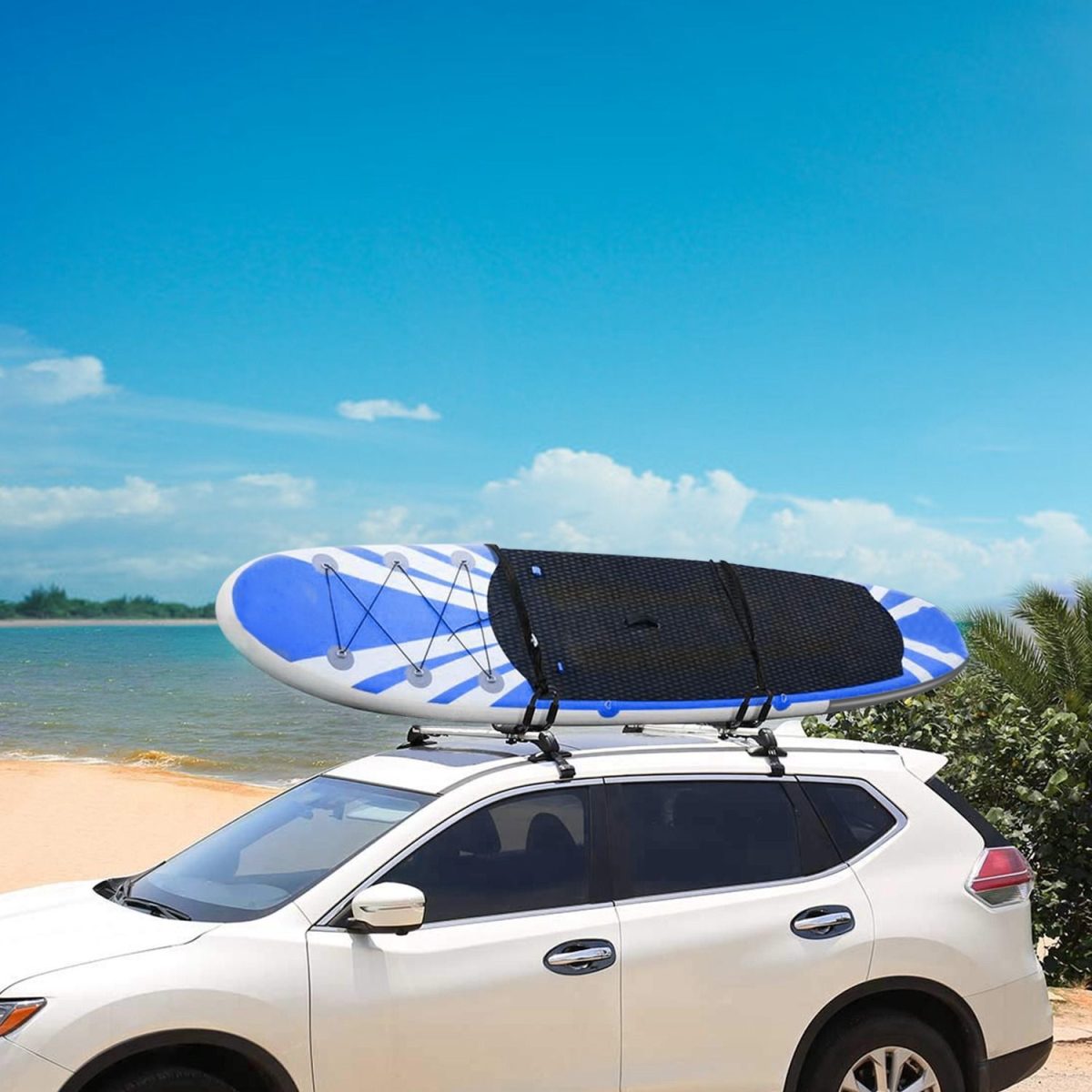 Universal Kayak Roof Rack J Bar, 1 Pairs-Bar Rack HD Kayak Carrier Canoe Boat Surf Ski Roof Top Mount Car SUV Crossbar - Image 9