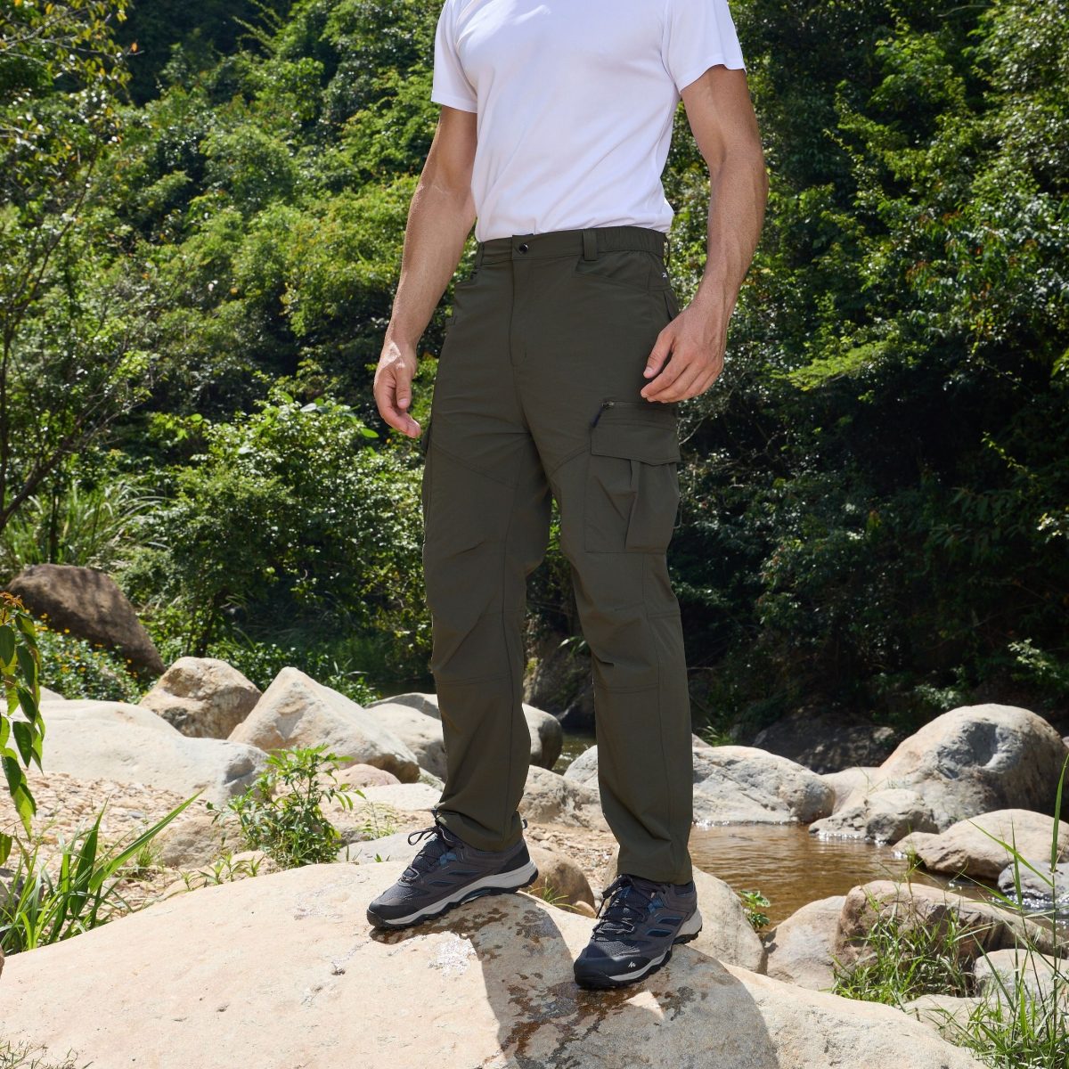 Men's Sweatpants, High-Performance Lightweight Long Pants with Zipper Pockets, Golf Athletic Pants - Image 21